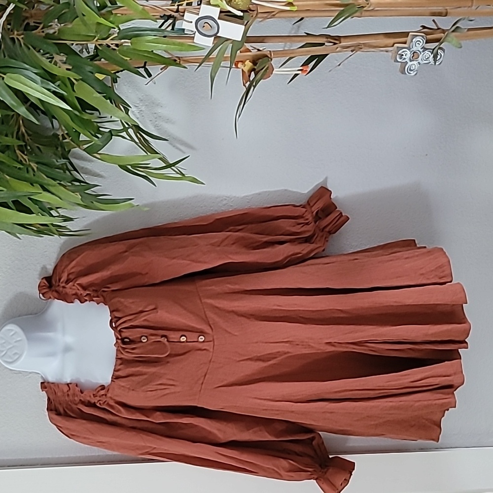 Chelsea & Violet Peasant Dress NWT Med.